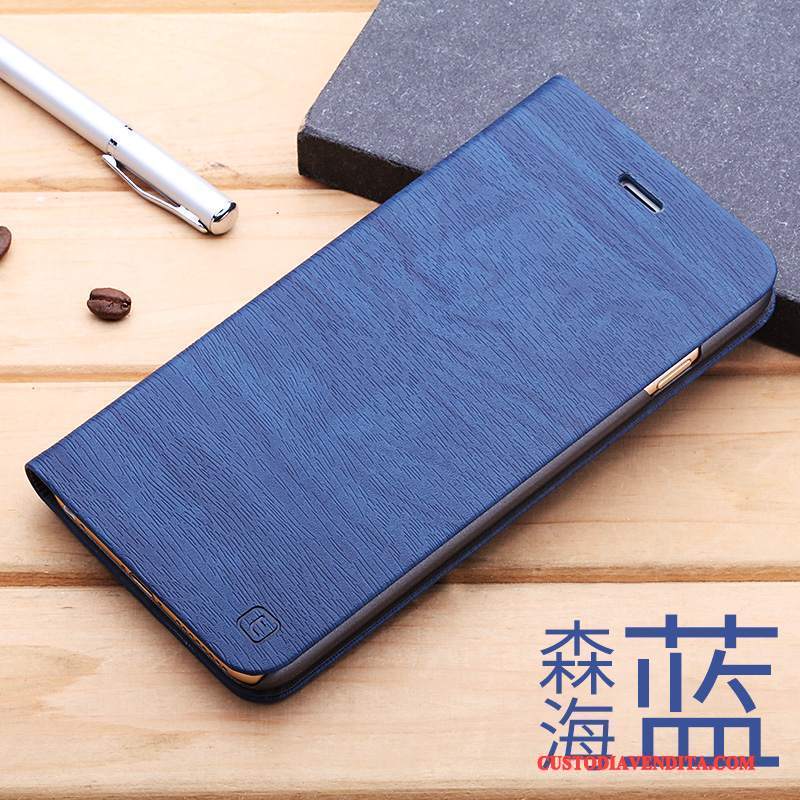 Custodia iPhone 6/6s Pelle Anti-caduta Modello, Cover iPhone 6/6s Protezione Tendenza Blu