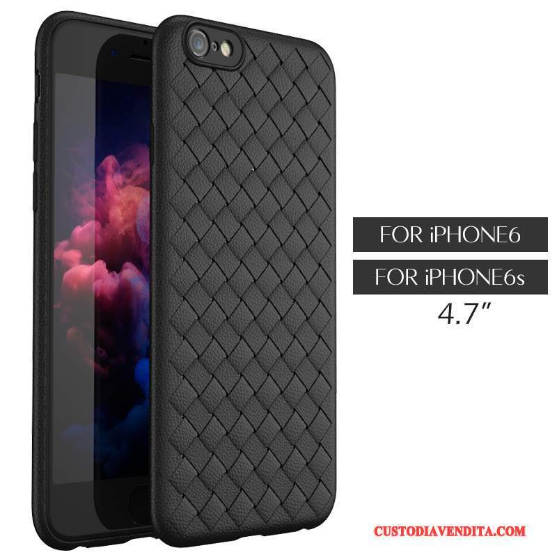 Custodia iPhone 6/6s Pelle Di Personalità Intrecciate, Cover iPhone 6/6s Protezione Tendenza Modello