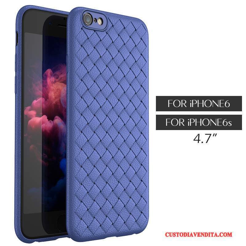 Custodia iPhone 6/6s Pelle Di Personalità Intrecciate, Cover iPhone 6/6s Protezione Tendenza Modello