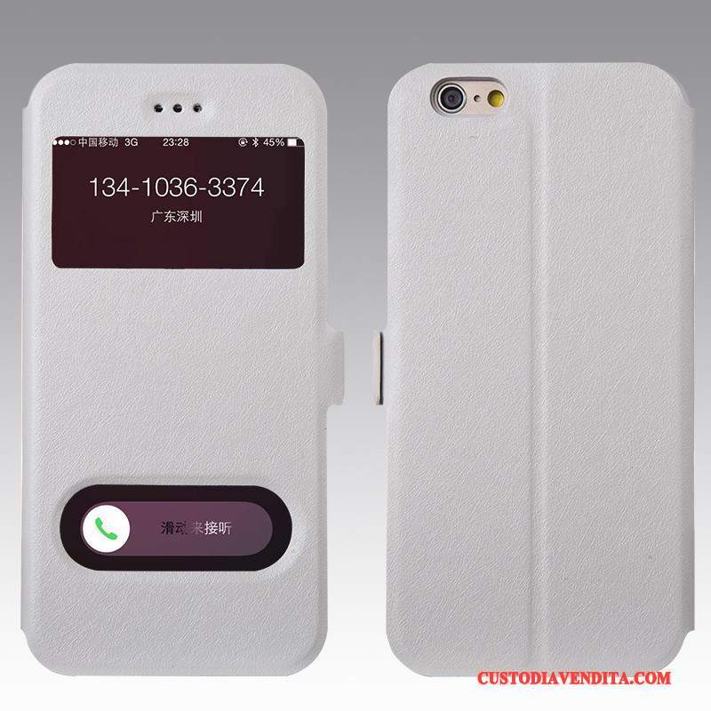 Custodia iPhone 6/6s Pelle Rossotelefono, Cover iPhone 6/6s Folio