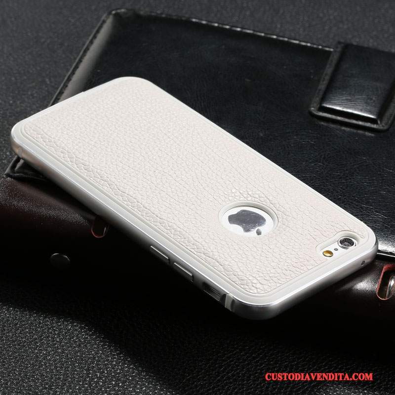 Custodia iPhone 6/6s Pelle Telaiotelefono, Cover iPhone 6/6s Protezione Porpora Nuovo