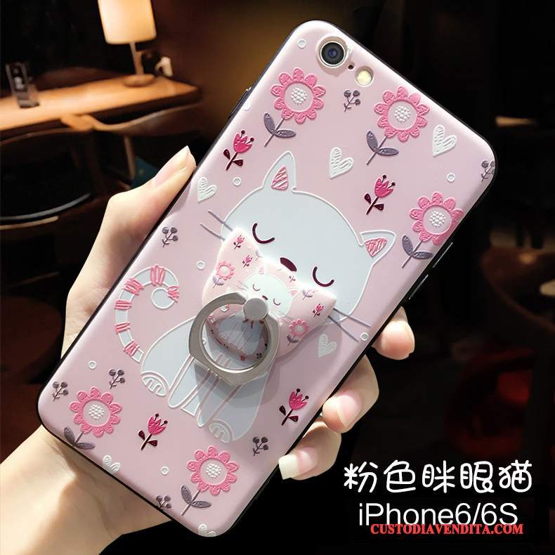 Custodia iPhone 6/6s Plus Cartone Animato Blutelefono, Cover iPhone 6/6s Plus Creativo Amanti Di Personalità