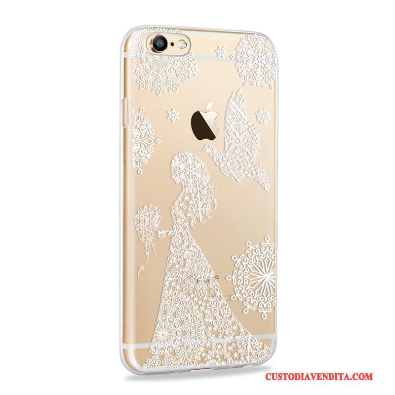 Custodia iPhone 6/6s Plus Colore Telefono Sottili, Cover iPhone 6/6s Plus Silicone Anti-caduta Morbido