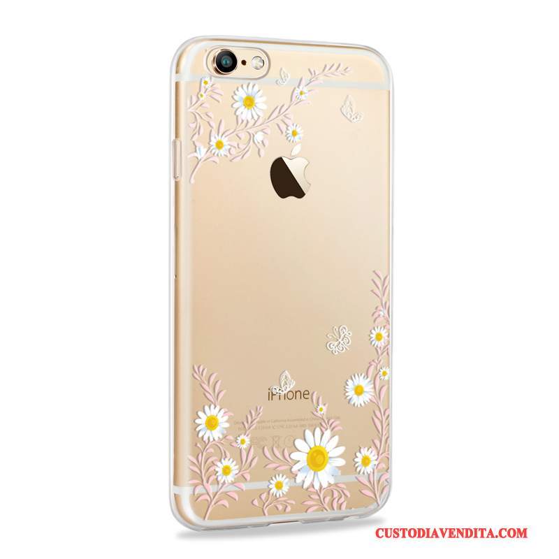 Custodia iPhone 6/6s Plus Colore Telefono Sottili, Cover iPhone 6/6s Plus Silicone Anti-caduta Morbido