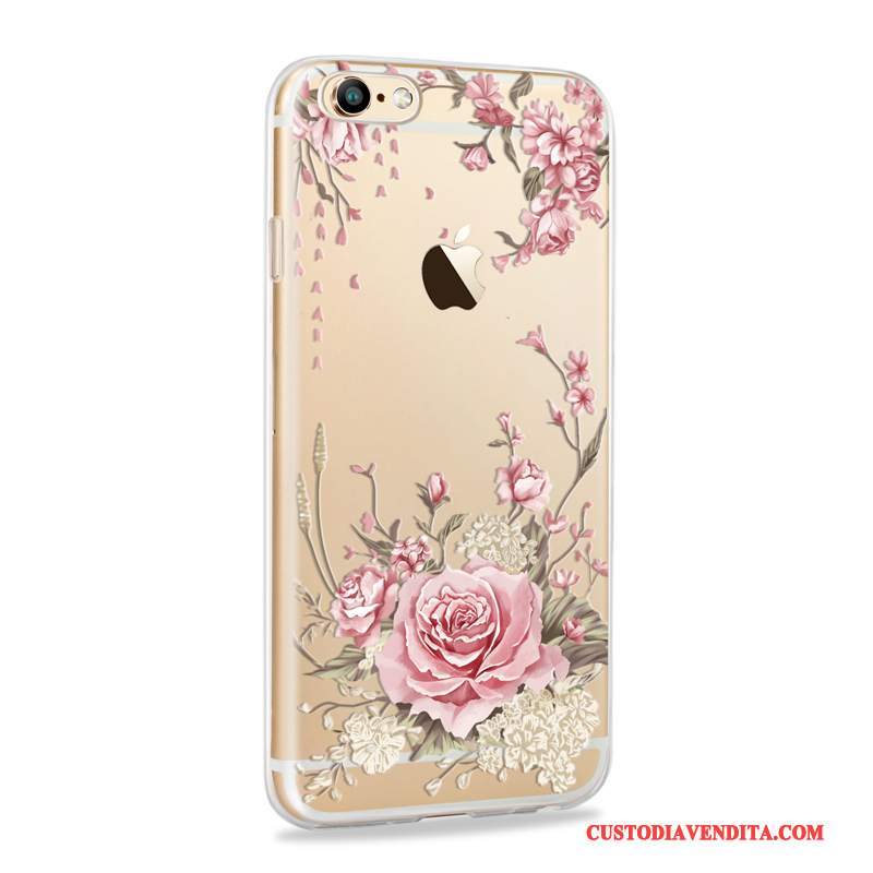 Custodia iPhone 6/6s Plus Colore Telefono Sottili, Cover iPhone 6/6s Plus Silicone Anti-caduta Morbido