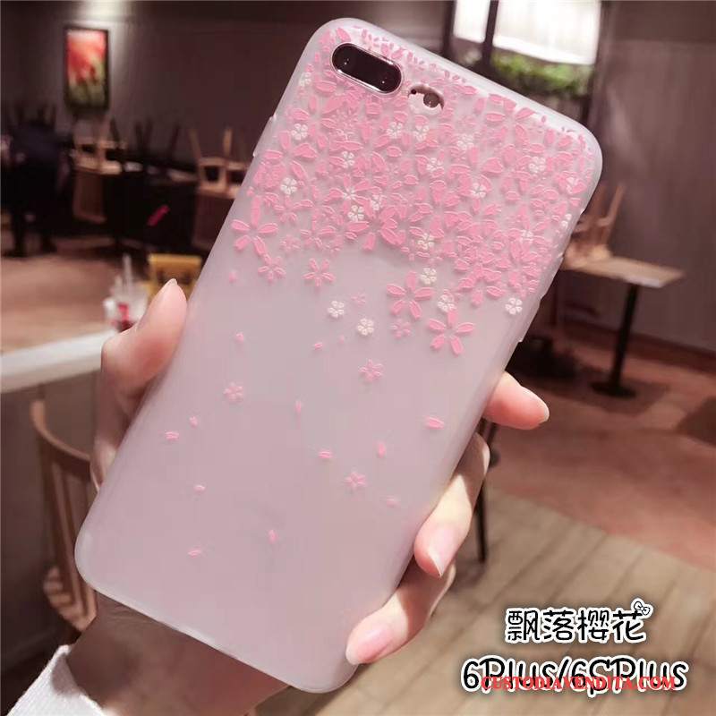 Custodia iPhone 6/6s Plus Creativo Ciliegia Tendenza, Cover iPhone 6/6s Plus Silicone Macchiatitelefono