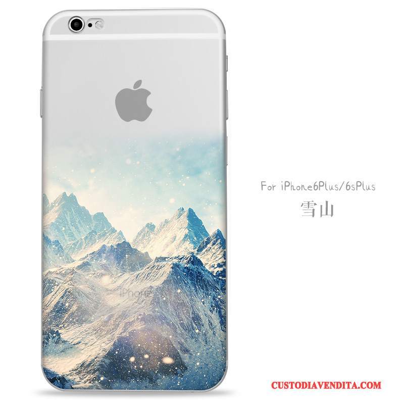 Custodia iPhone 6/6s Plus Creativo Giallo Nuovo, Cover iPhone 6/6s Plus Protezione Telefono Anti-caduta