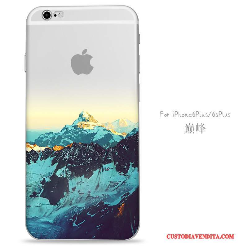 Custodia iPhone 6/6s Plus Creativo Giallo Nuovo, Cover iPhone 6/6s Plus Protezione Telefono Anti-caduta