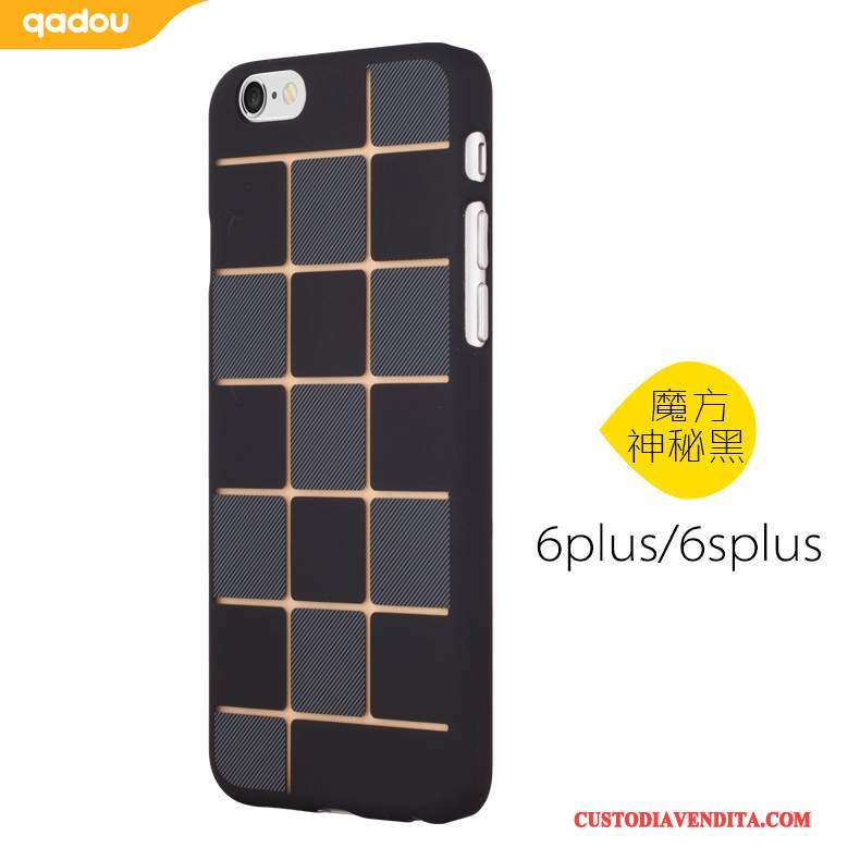 Custodia iPhone 6/6s Plus Creativo Nero Macchiati, Cover iPhone 6/6s Plus Telefono