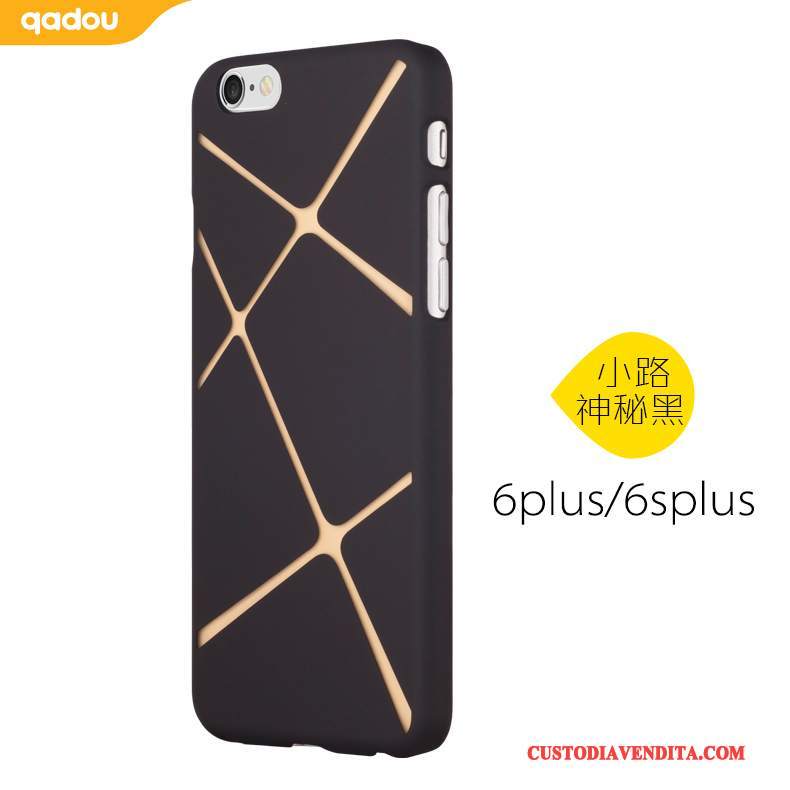 Custodia iPhone 6/6s Plus Creativo Nero Macchiati, Cover iPhone 6/6s Plus Telefono