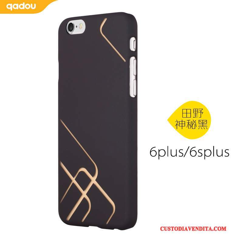 Custodia iPhone 6/6s Plus Creativo Nero Macchiati, Cover iPhone 6/6s Plus Telefono