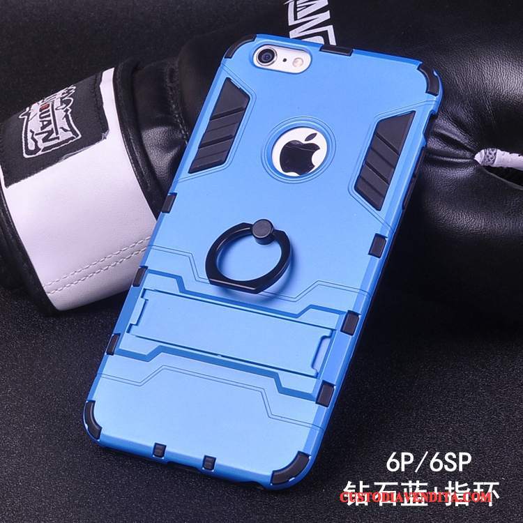 Custodia iPhone 6/6s Plus Creativo Ring Tendenza, Cover iPhone 6/6s Plus Protezione Difficile Supporto