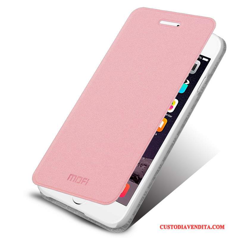 Custodia iPhone 6/6s Plus Folio Rosatelefono, Cover iPhone 6/6s Plus Pelle Anti-caduta