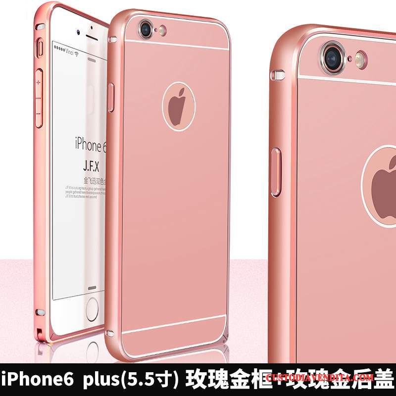 Custodia iPhone 6/6s Plus Lega Telaio, Cover iPhone 6/6s Plus Rosa Tutto Incluso