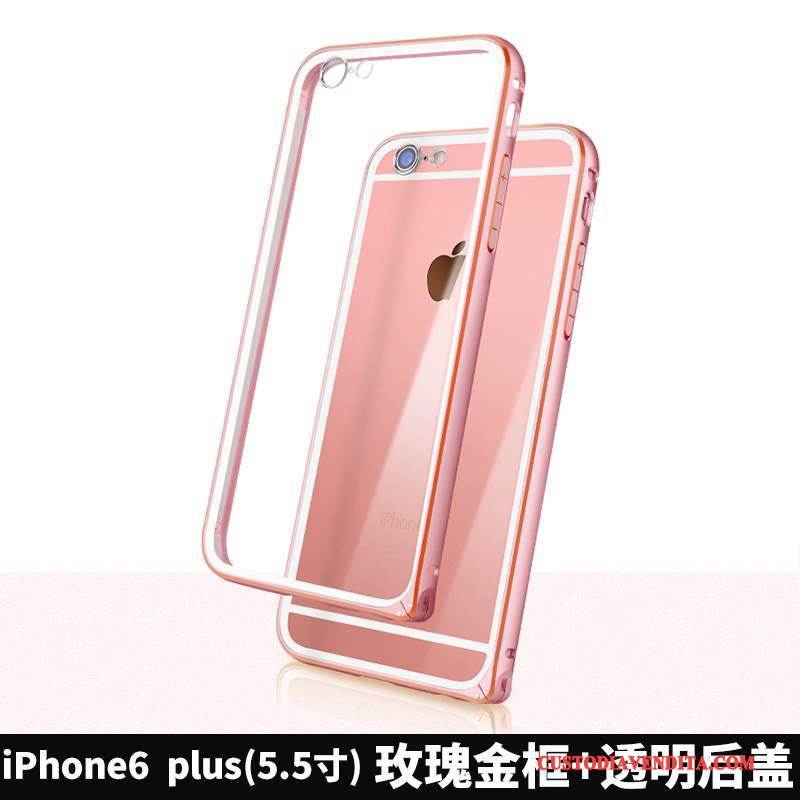 Custodia iPhone 6/6s Plus Lega Telaio, Cover iPhone 6/6s Plus Rosa Tutto Incluso