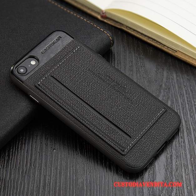 Custodia iPhone 6/6s Plus Pelle Anti-caduta Affari, Cover iPhone 6/6s Plus Protezione Rossotelefono