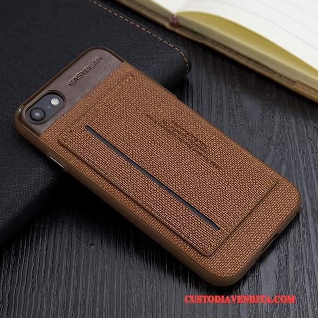 Custodia iPhone 6/6s Plus Pelle Anti-caduta Affari, Cover iPhone 6/6s Plus Protezione Rossotelefono