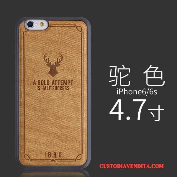 Custodia iPhone 6/6s Plus Pelle Europa Morbido, Cover iPhone 6/6s Plus Colore Tendenza Qualità