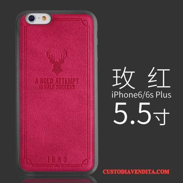 Custodia iPhone 6/6s Plus Pelle Europa Morbido, Cover iPhone 6/6s Plus Colore Tendenza Qualità