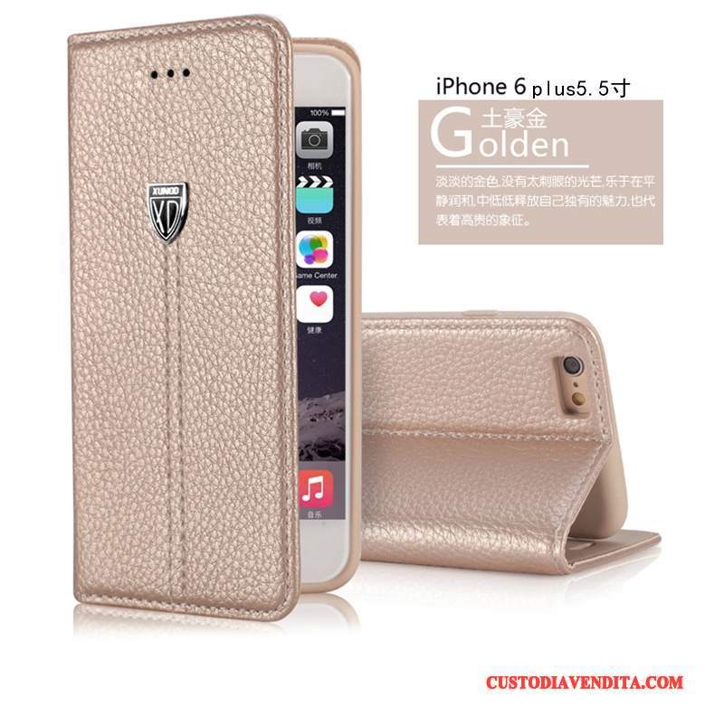 Custodia iPhone 6/6s Plus Pelle Rossotelefono, Cover iPhone 6/6s Plus Protezione