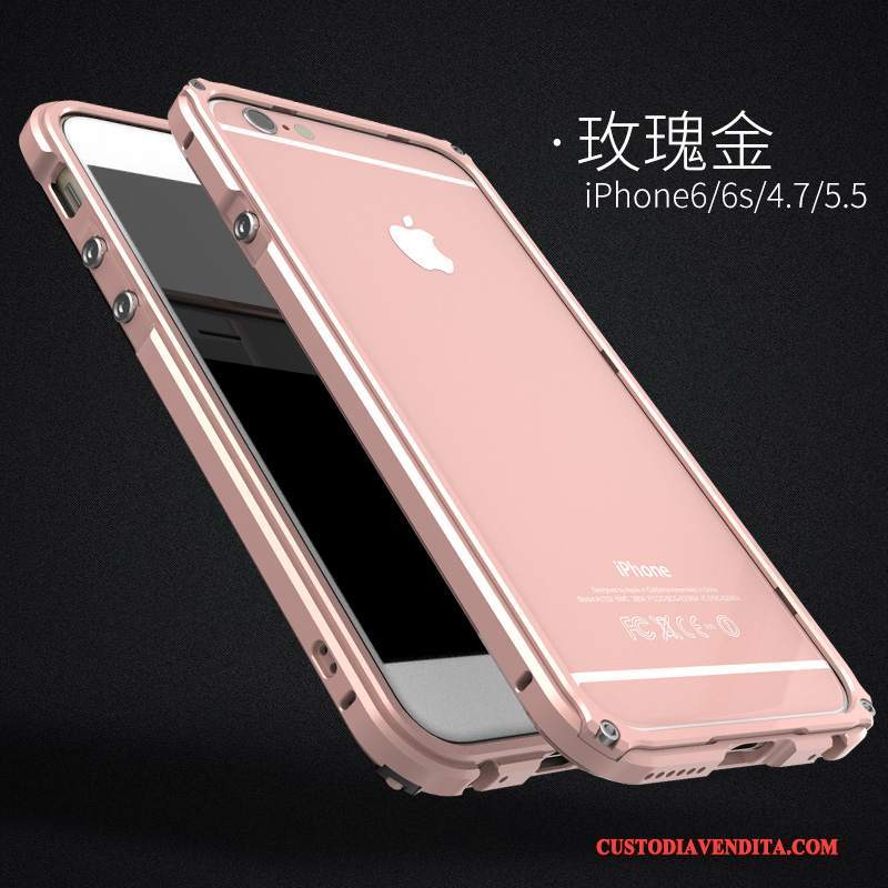 Custodia iPhone 6/6s Plus Protezione Coperchio Posterioretelefono, Cover iPhone 6/6s Plus Tendenza Telaio