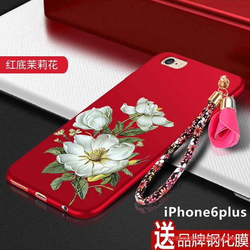 Custodia iPhone 6/6s Plus Protezione Tutto Incluso Rosso, Cover iPhone 6/6s Plus Bellotelefono