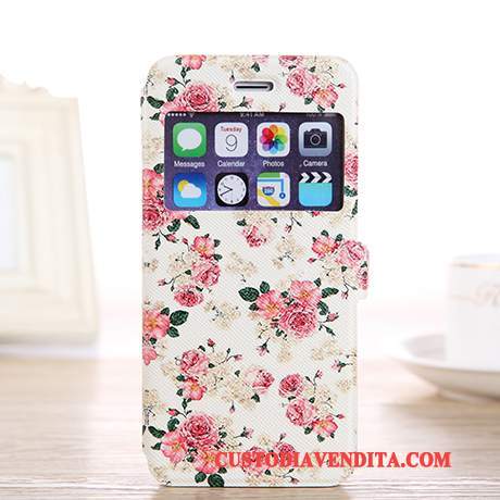 Custodia iPhone 6/6s Plus Protezione Verde Finestra Aperta, Cover iPhone 6/6s Plus Colore Bello