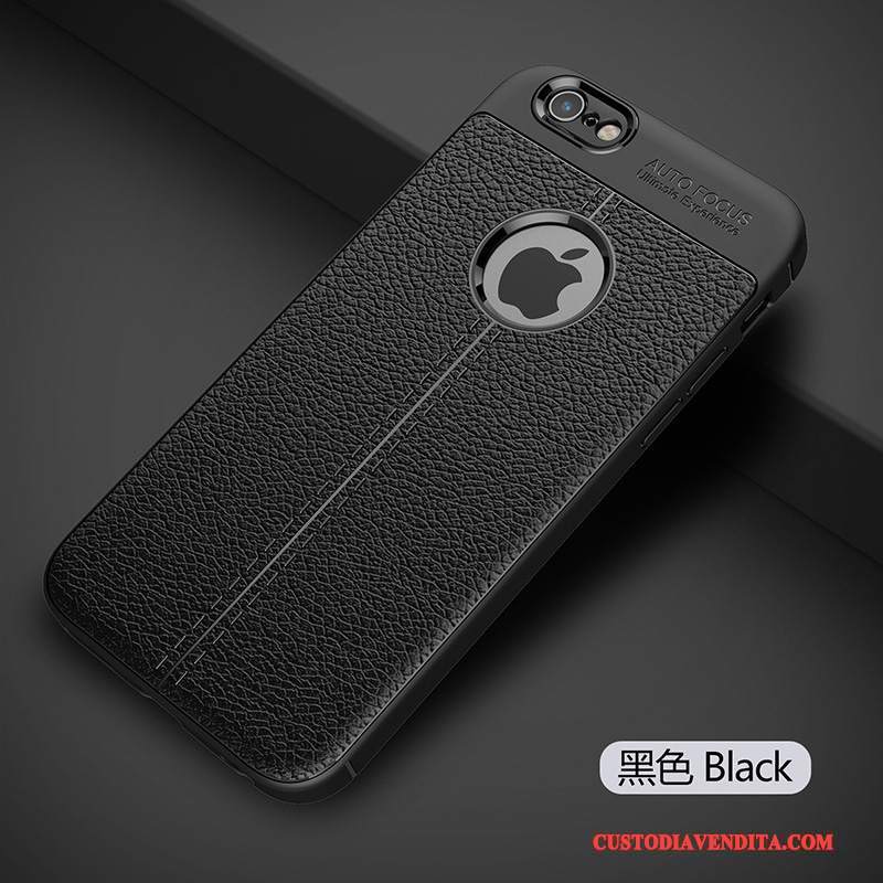 Custodia iPhone 6/6s Plus Silicone Rossotelefono, Cover iPhone 6/6s Plus Protezione Tendenza Anti-caduta