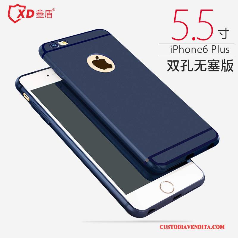 Custodia iPhone 6/6s Plus Silicone Semplici Tendenza, Cover iPhone 6/6s Plus Macchiati Anti-caduta