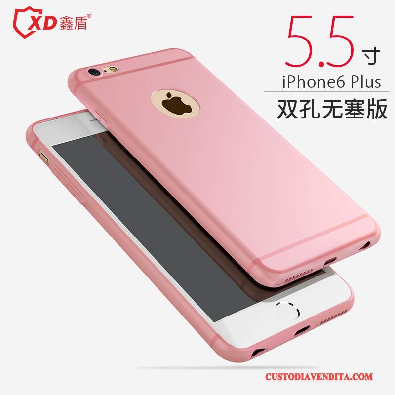 Custodia iPhone 6/6s Plus Silicone Semplici Tendenza, Cover iPhone 6/6s Plus Macchiati Anti-caduta