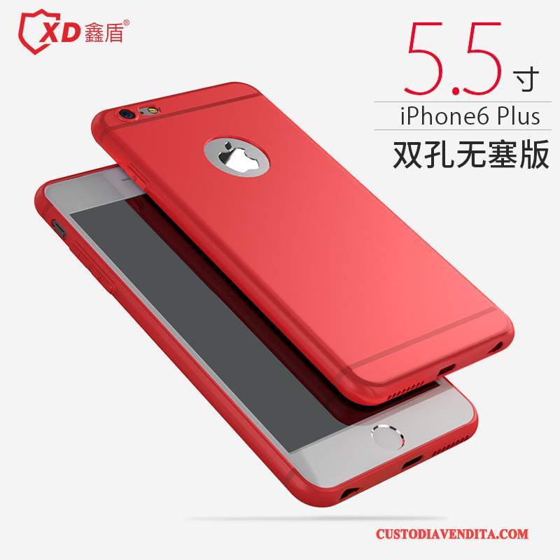 Custodia iPhone 6/6s Plus Silicone Semplici Tendenza, Cover iPhone 6/6s Plus Macchiati Anti-caduta