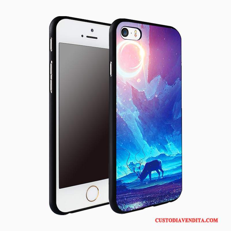 Custodia iPhone 6/6s Plus Silicone Telefono Morbido, Cover iPhone 6/6s Plus Protezione Macchiati Blu