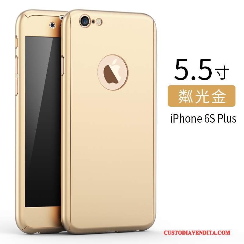 Custodia iPhone 6/6s Plus Tendenza Anti-caduta, Cover iPhone 6/6s Plus Tutto Incluso Oro