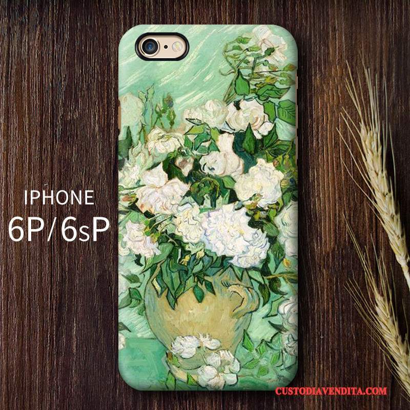 Custodia iPhone 6/6s Plus Vintage Alto Difficile, Cover iPhone 6/6s Plus Protezione Stellato Macchiati