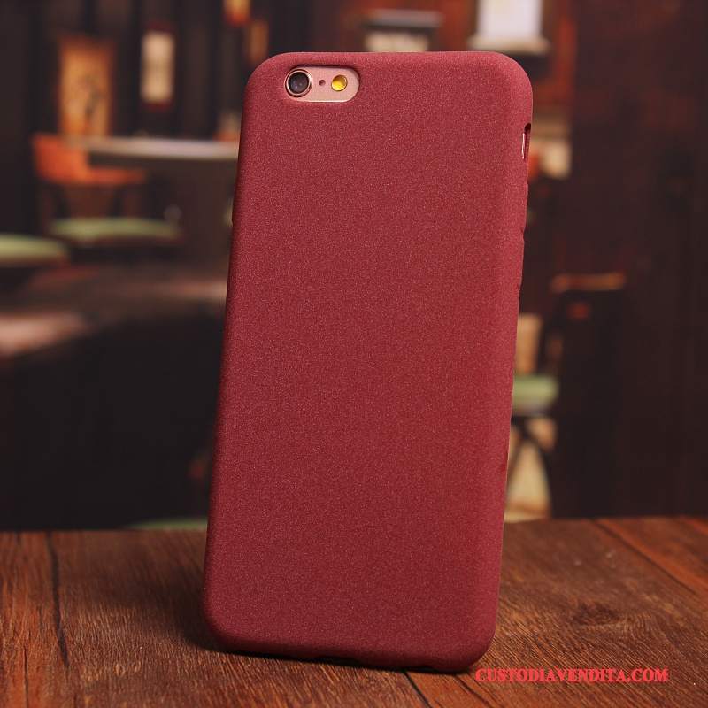 Custodia iPhone 6/6s Silicone Macchiati Blu, Cover iPhone 6/6s Rosso Anti-caduta