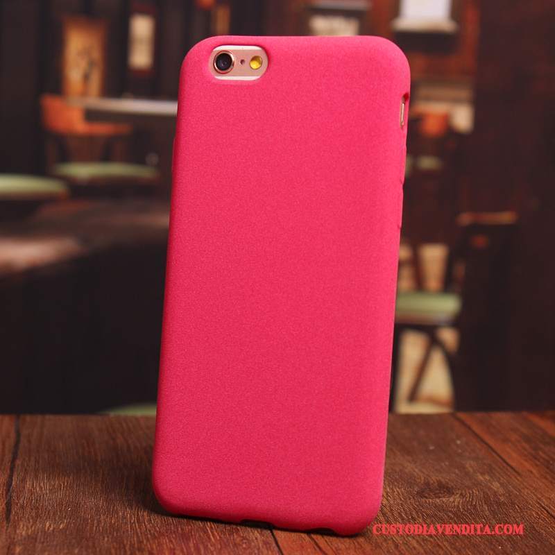 Custodia iPhone 6/6s Silicone Macchiati Blu, Cover iPhone 6/6s Rosso Anti-caduta