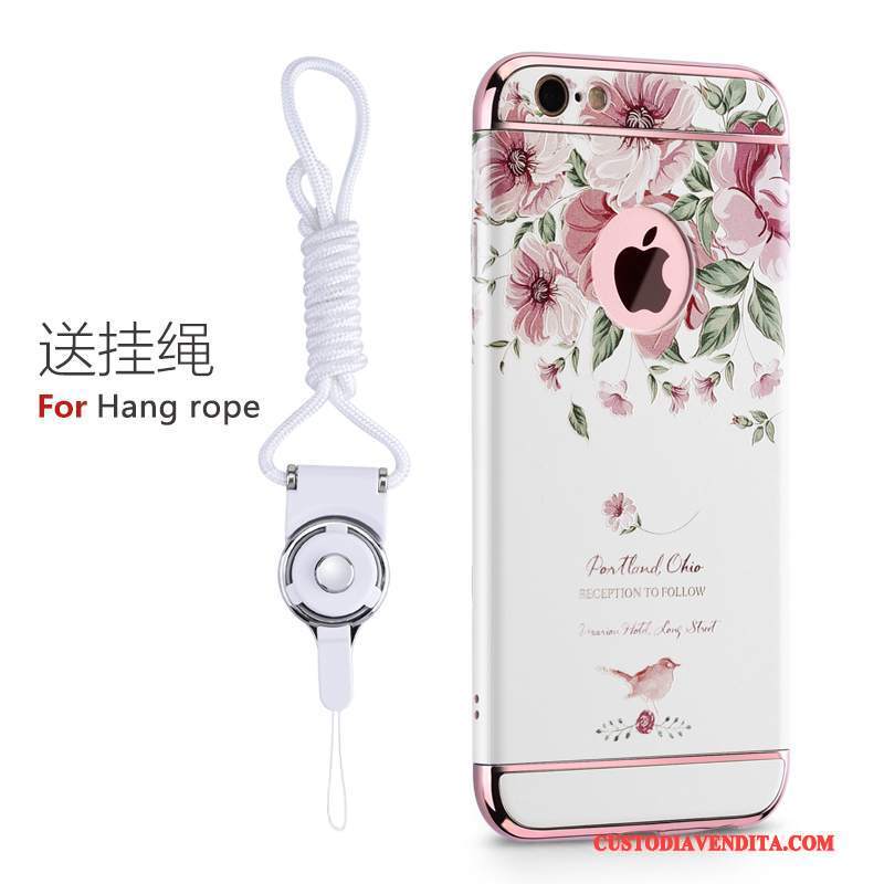 Custodia iPhone 6/6s Tutto Incluso Elegante, Cover iPhone 6/6s Rosa Difficile