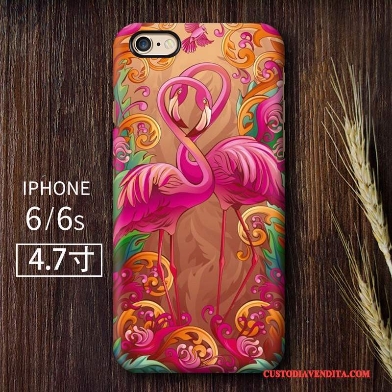 Custodia iPhone 6/6s Vintage Telefono Doppia Gonna, Cover iPhone 6/6s Colore Stile Cinese