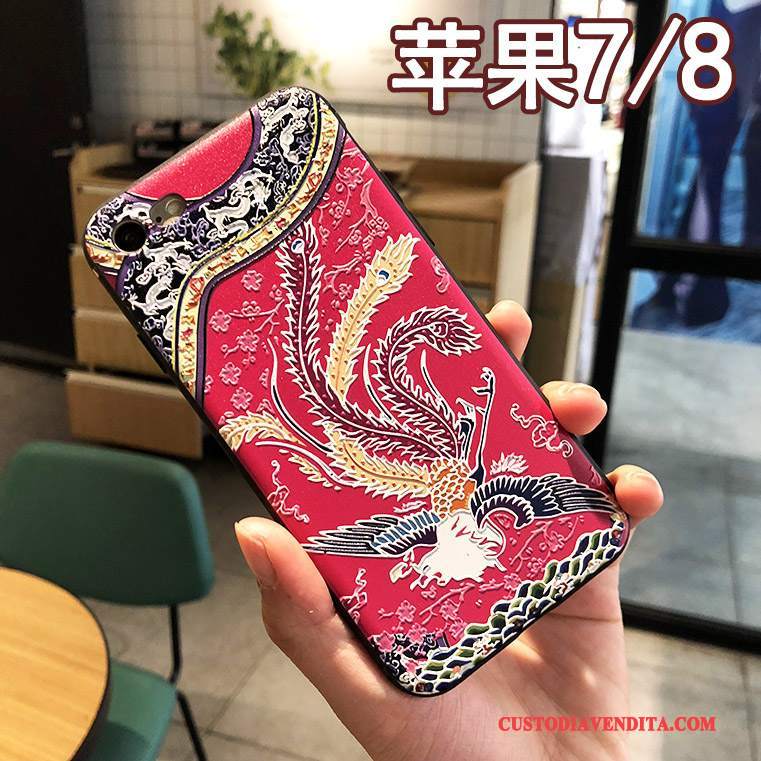 Custodia iPhone 7 Creativo Hemmingtelefono, Cover iPhone 7 Protezione Drago Anti-caduta