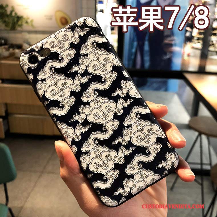 Custodia iPhone 7 Creativo Hemmingtelefono, Cover iPhone 7 Protezione Drago Anti-caduta