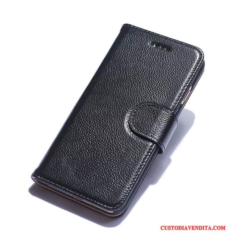 Custodia iPhone 7 Pelle Anti-caduta Nuovo, Cover iPhone 7 Folio Muccatelefono