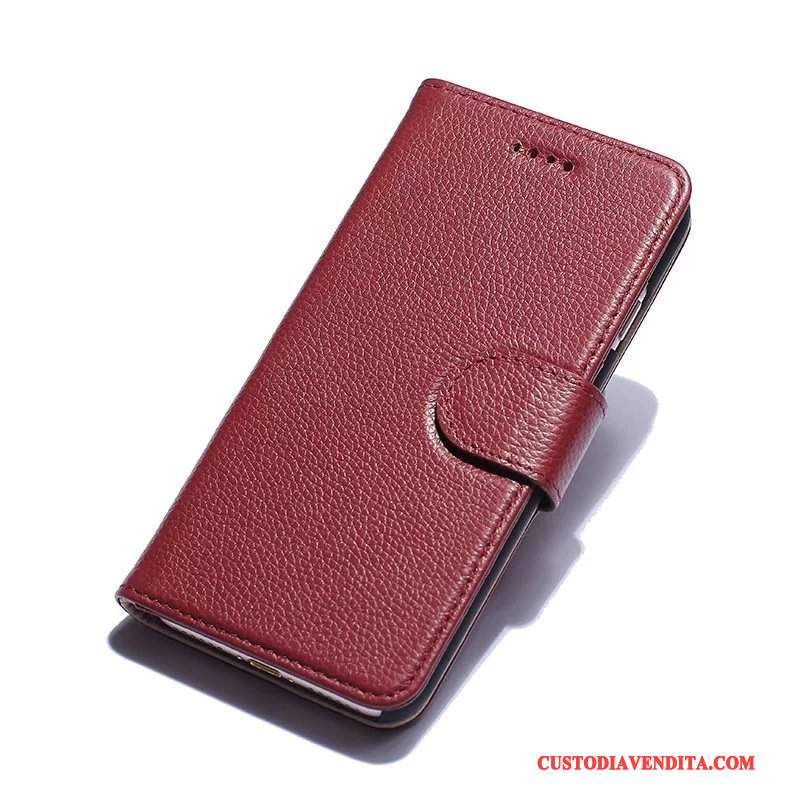 Custodia iPhone 7 Pelle Anti-caduta Nuovo, Cover iPhone 7 Folio Muccatelefono