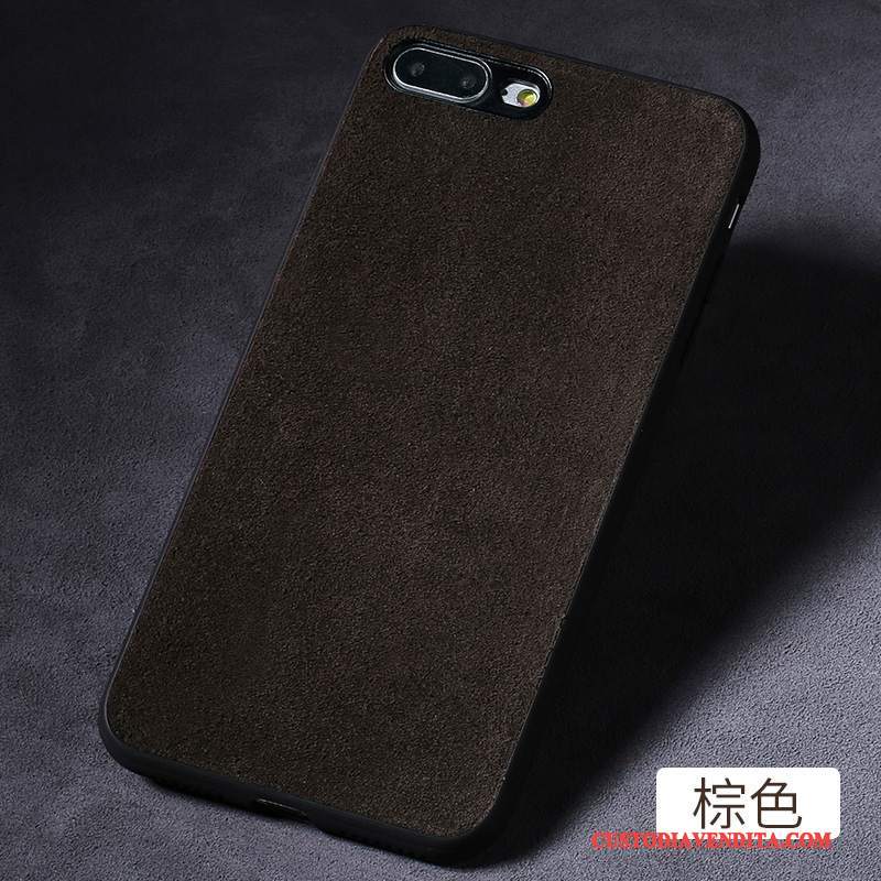 Custodia iPhone 7 Pelle Grigio Anti-caduta, Cover iPhone 7 Creativo Telefono Tutto Incluso