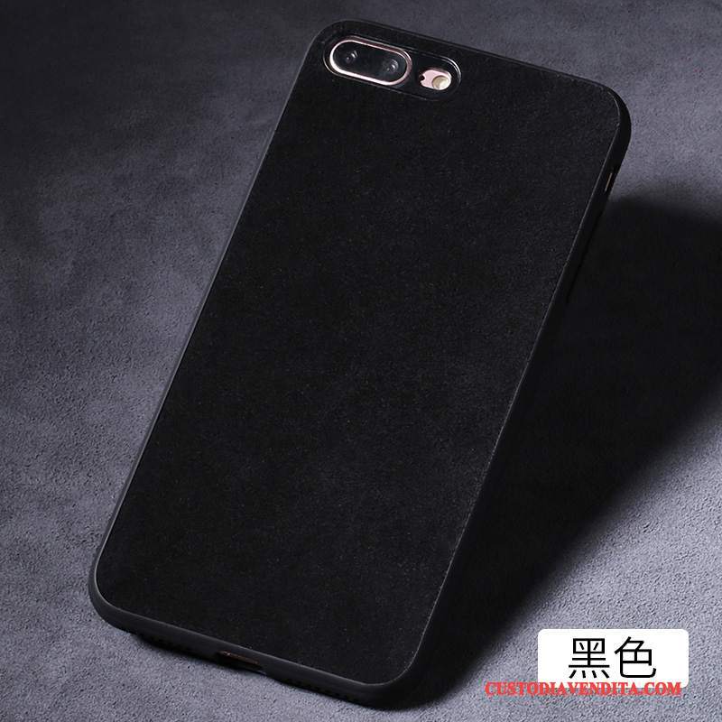 Custodia iPhone 7 Pelle Grigio Anti-caduta, Cover iPhone 7 Creativo Telefono Tutto Incluso