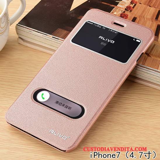 Custodia iPhone 7 Pelle Orotelefono, Cover iPhone 7 Protezione