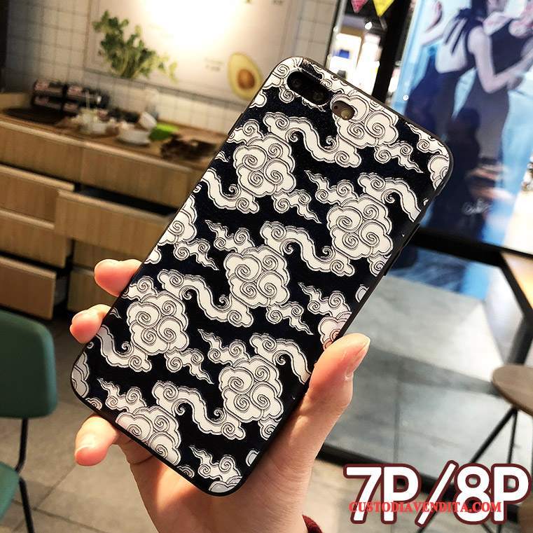 Custodia iPhone 7 Plus Creativo Nuovo Anti-caduta, Cover iPhone 7 Plus Protezione Dragotelefono