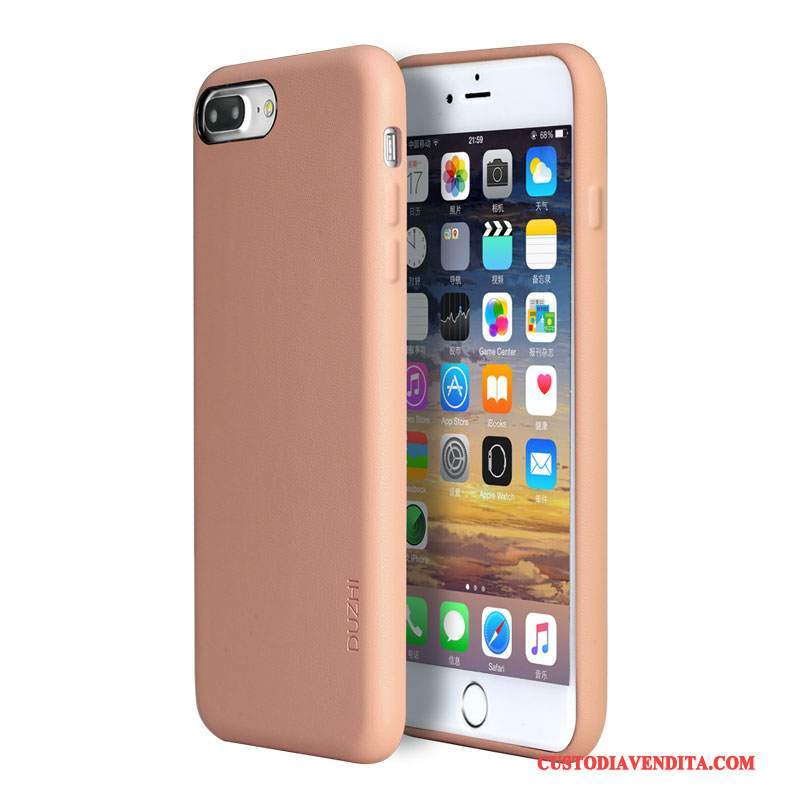 Custodia iPhone 7 Plus Pelle Anti-caduta Marchio Di Tendenza, Cover iPhone 7 Plus Blutelefono