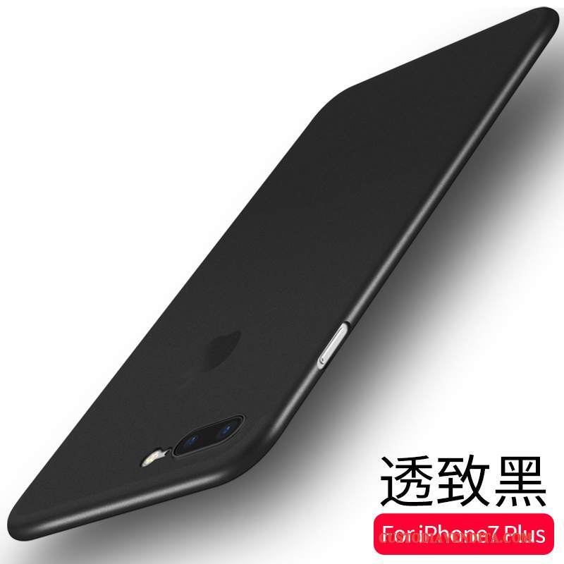 Custodia iPhone 7 Plus Protezione Nero Anti-caduta, Cover iPhone 7 Plus Difficile Sottile