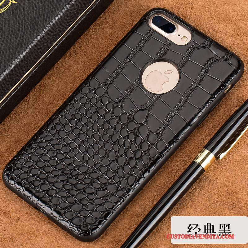 Custodia iPhone 7 Plus Protezione Tendenza Anti-caduta, Cover iPhone 7 Plus Pelle Telefono Elegante