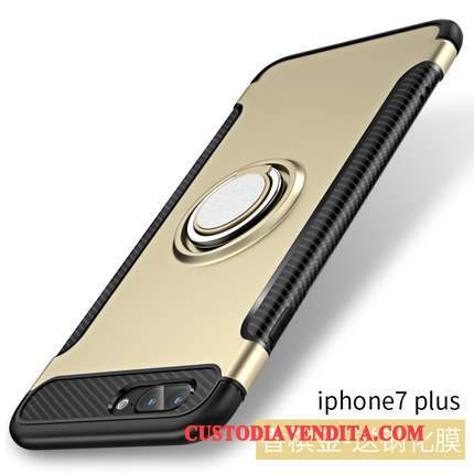 Custodia iPhone 7 Plus Ring Blu, Cover iPhone 7 Plus Di Personalità Tutto Incluso